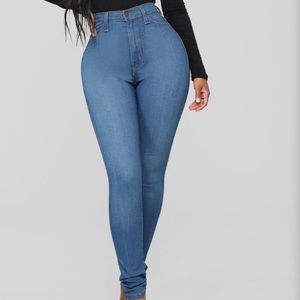 Fashionova High Waist Skinny Jeans